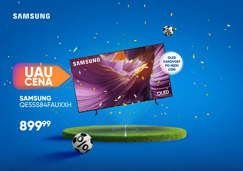 Ujemi vsak odločilni trenutek s Samsung televizorji!