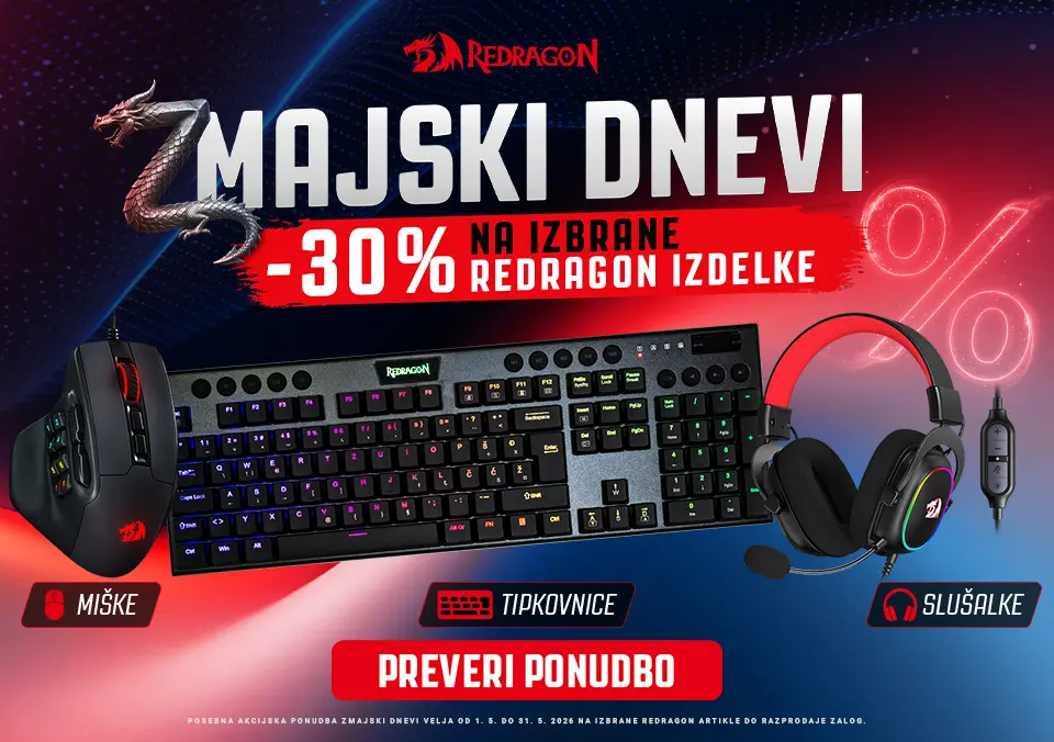-30 % na izbrane Redragon izdelke