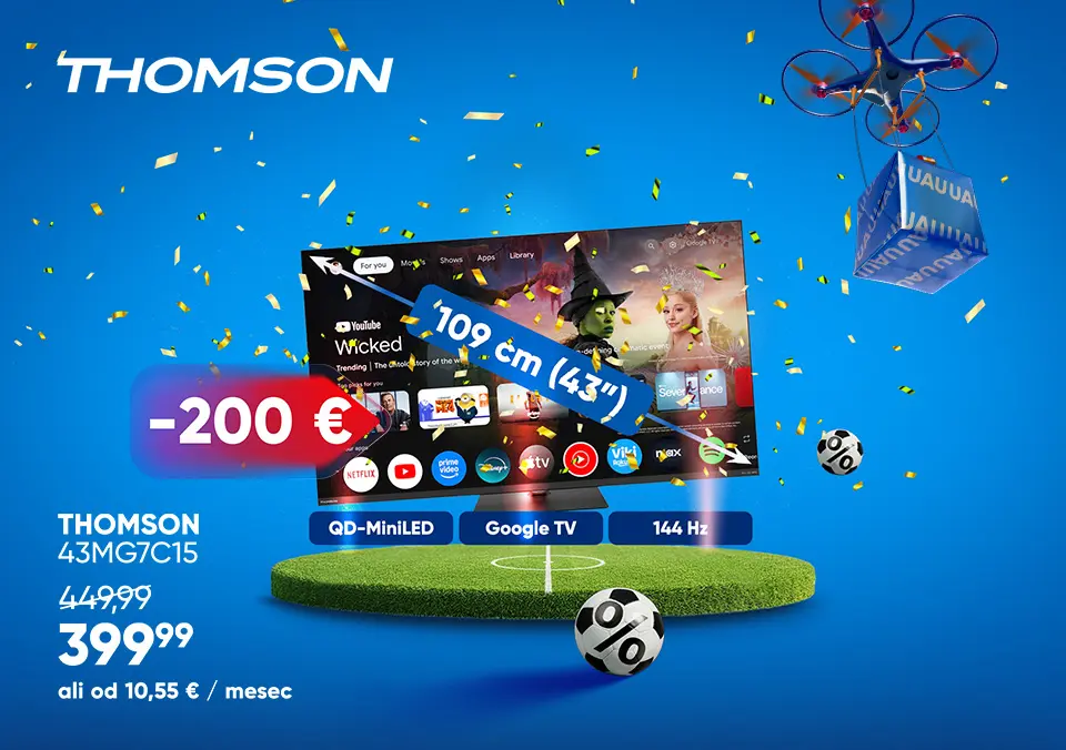 Televizor primeren tudi kot gaming monitor!