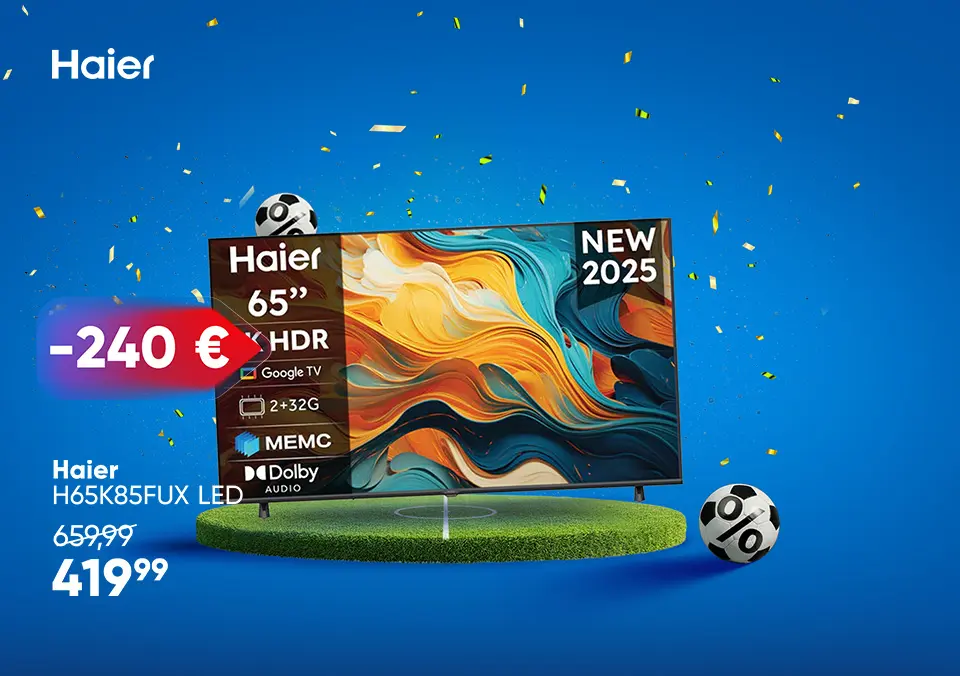 Izjemna akcijska ponudba Haier televizorjev!