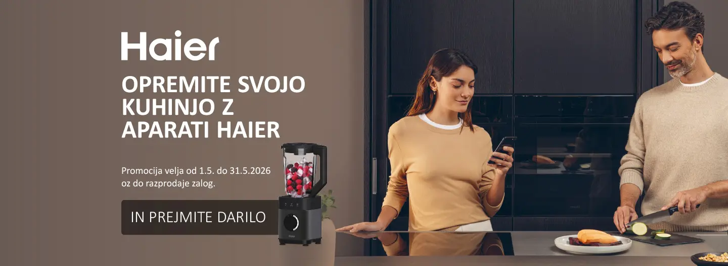 Opremi svojo kuhinjo z aparati Haier