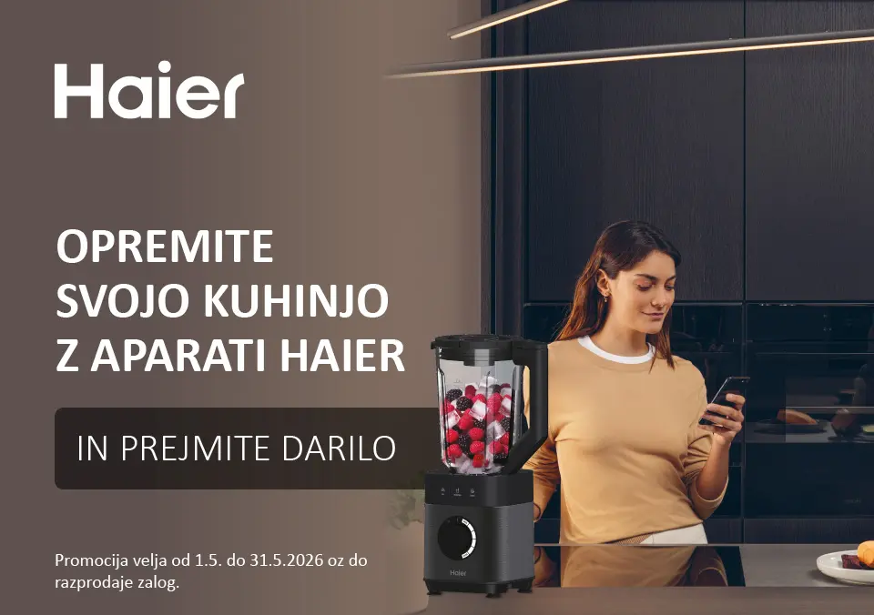 Opremi svojo kuhinjo z aparati Haier