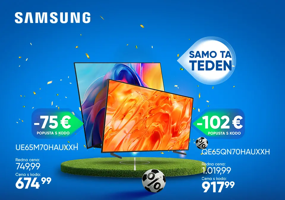 Uporabi kupon SAMSUNG10 in prihrani!