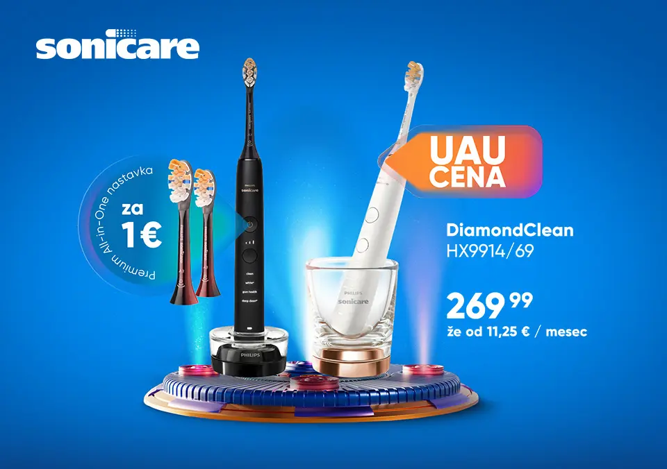 Ob nakupu ščetke nastavek za 1€