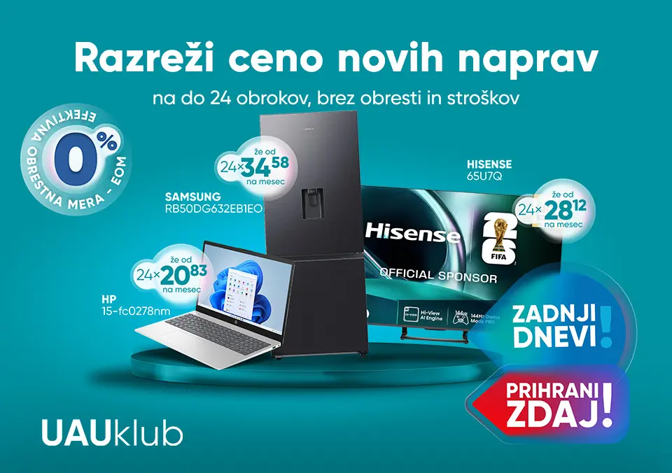 Razreži ceno novih naprav