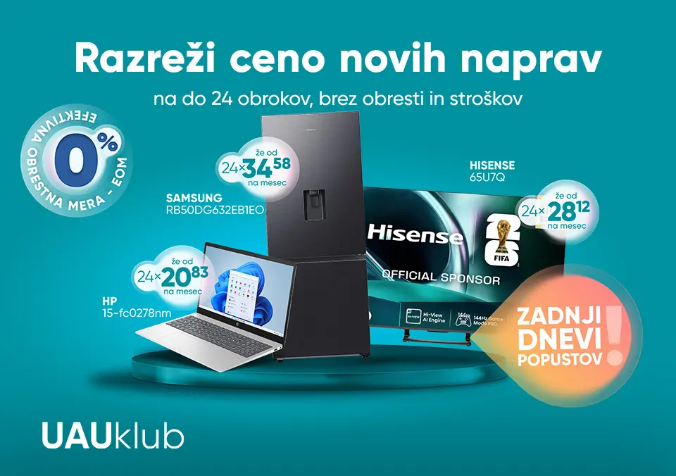 Razreži ceno novih naprav