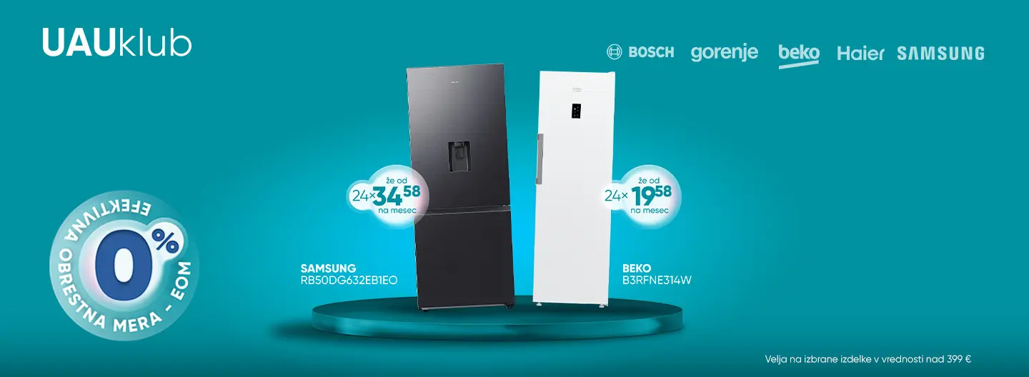 Bela tehnika nad 399 € po razrezani ceni!