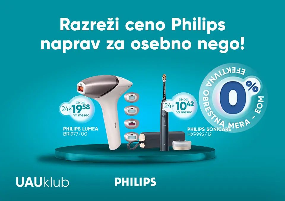 Razreži ceno Philips naprav za osebno nego!