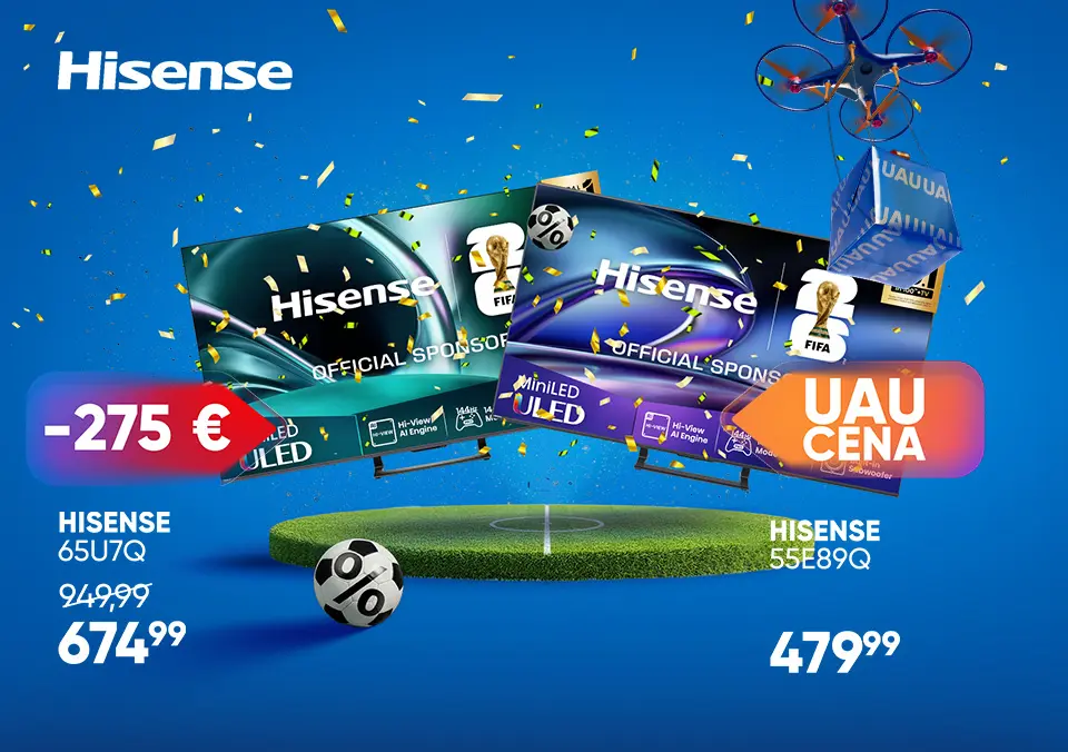 Hisense televizorji v središču nogometnega dogajanja!