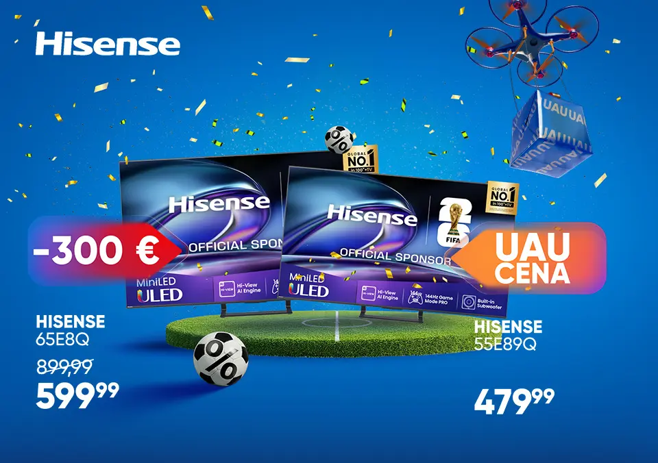 Hisense televizorji v središču nogometnega dogajanja!