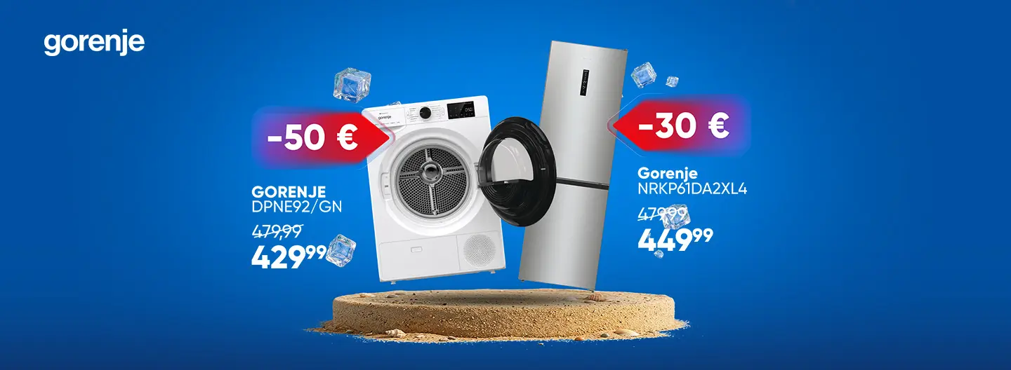 Preizkušena bela tehnika Gorenje za vsak dan!