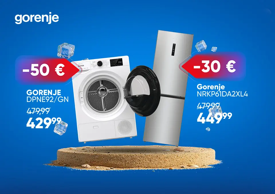 Preizkušena bela tehnika Gorenje za vsak dan!