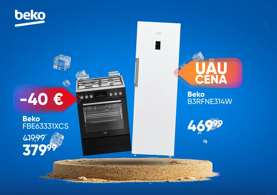 Zanesljiva bela tehnika Beko v vsakem gospodinjstvu!