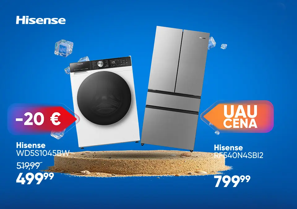 Pametna izbira za vsak dom je bela tehnika Hisense!