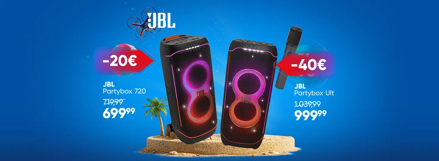 Ugodnost ob nakupu izbranih JBL PartyBox modelov!