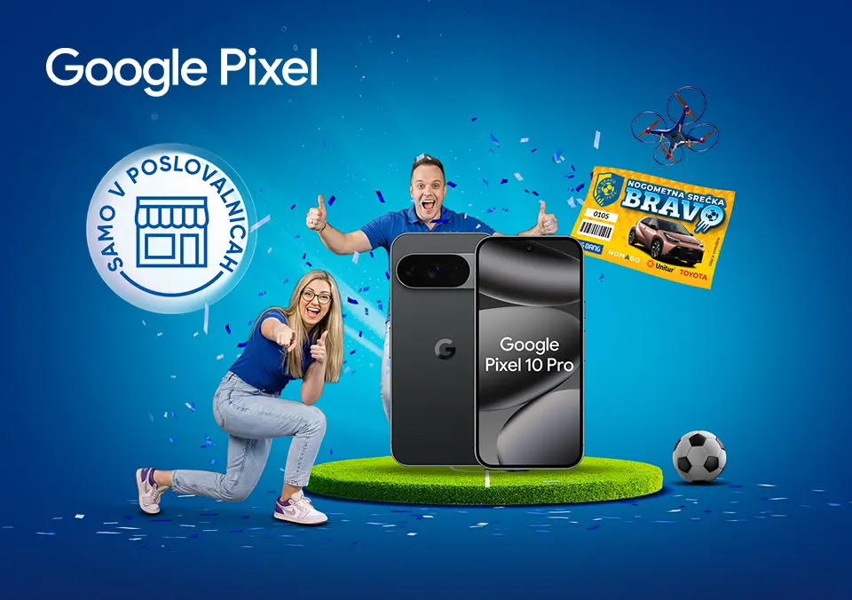 Kupi Google Pixel telefon in srečka bo tvoja!
