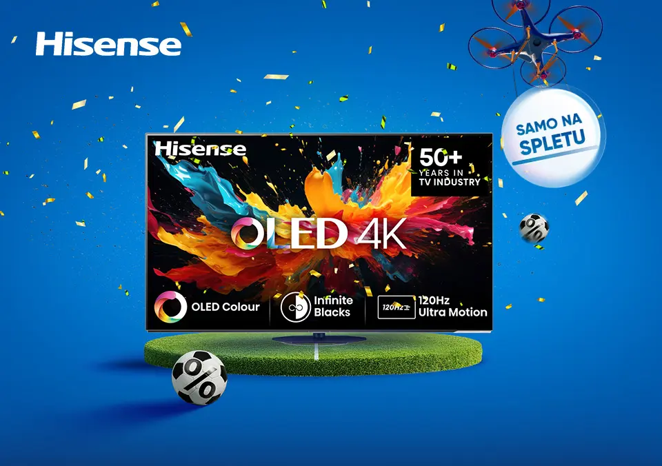 Kupi Hisense OLED po UAU ceni in uživaj ob gledanju nogometa