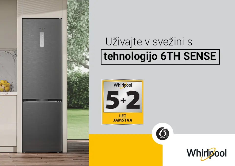 Uživajte v svežini s tehnologijo 6TH SENSE