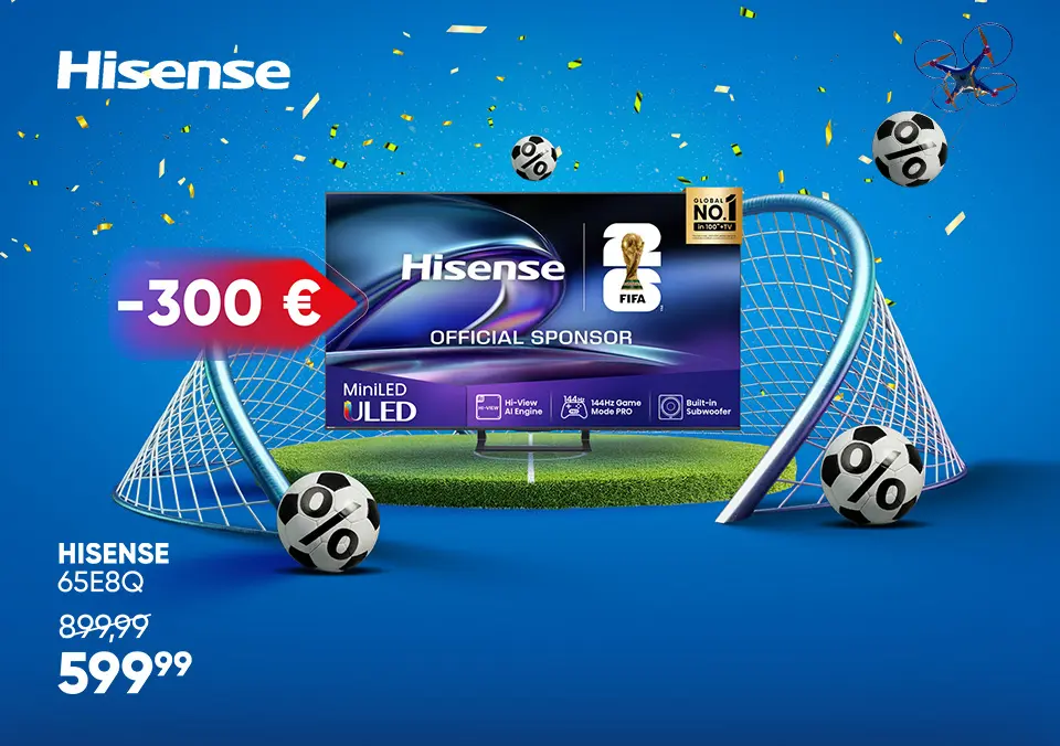 Hisense televizorji v središču nogometnega dogajanja