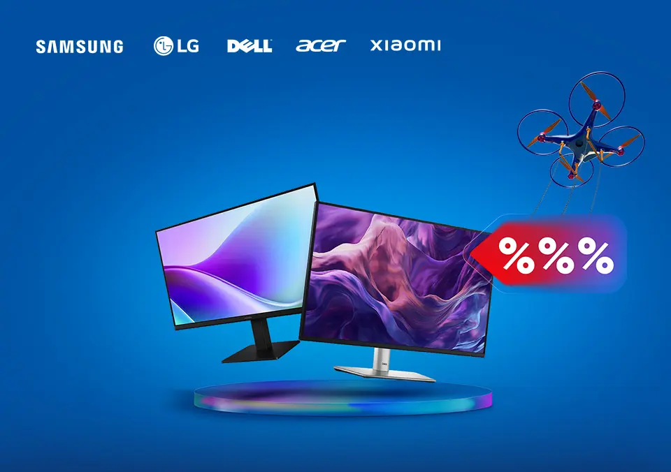Velika izbira kakovostnih monitorjev