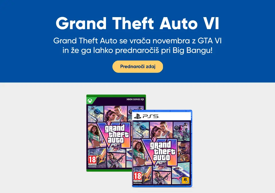 Prednaroči GTA 6 in si zagotovi izvod ob izidu!