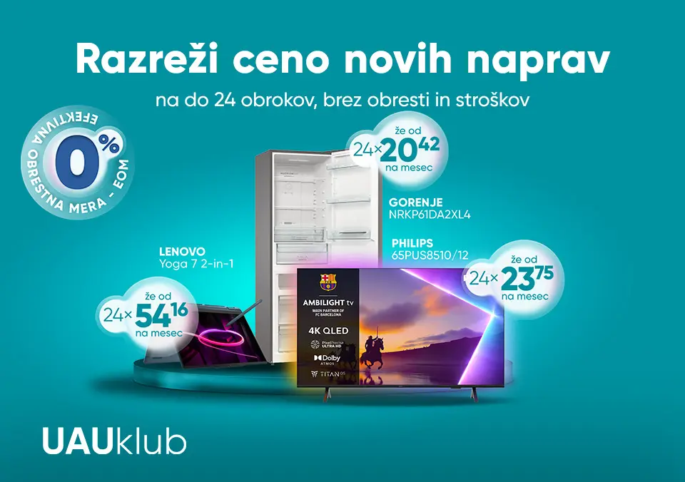 Razreži ceno novih naprav