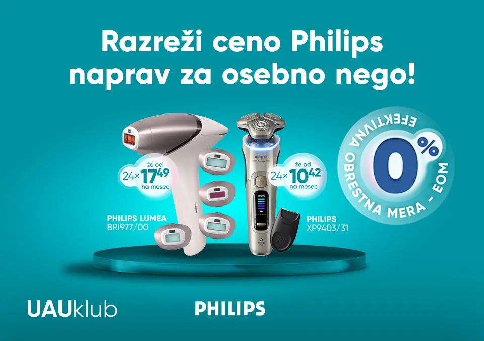 Razreži ceno Philips naprav za osebno nego!