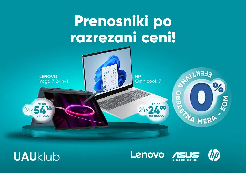 Prenosniki po razrezani ceni!