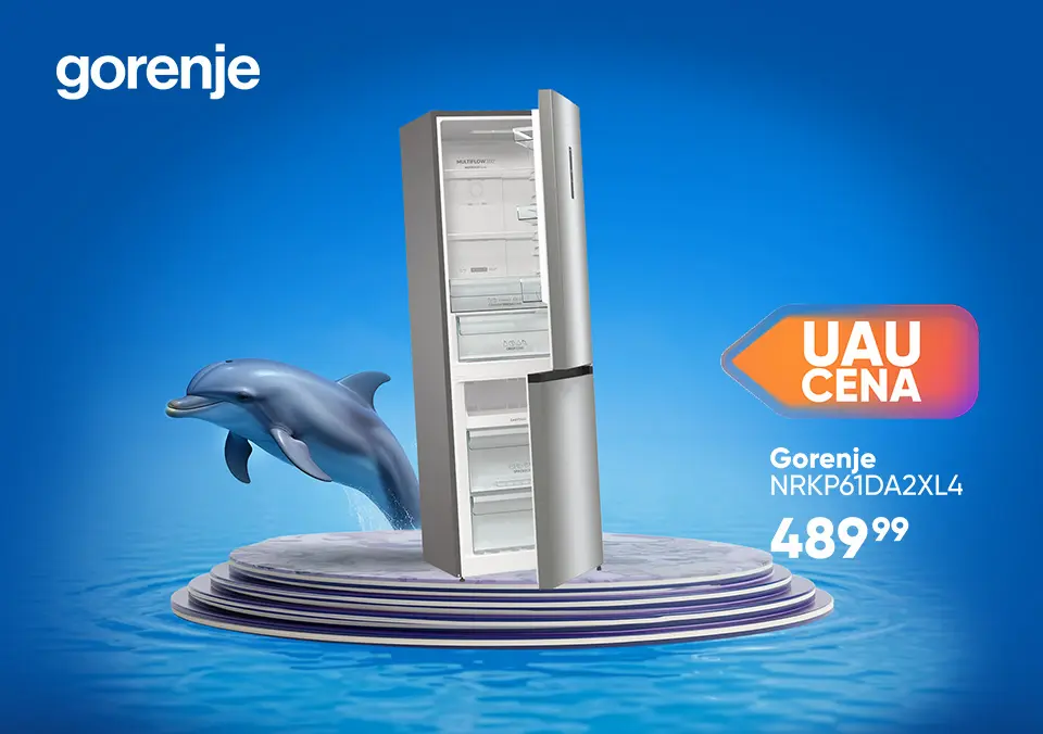 UAU poletje z belo tehniko Gorenje