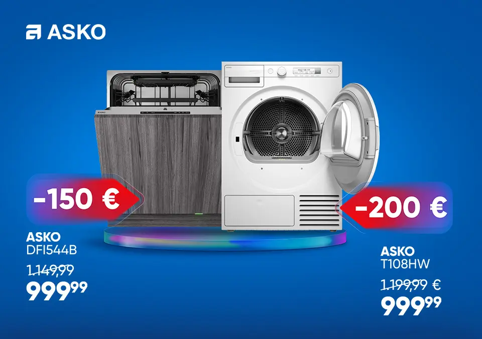 Bela tehnika Asko po izjemnih cenah!