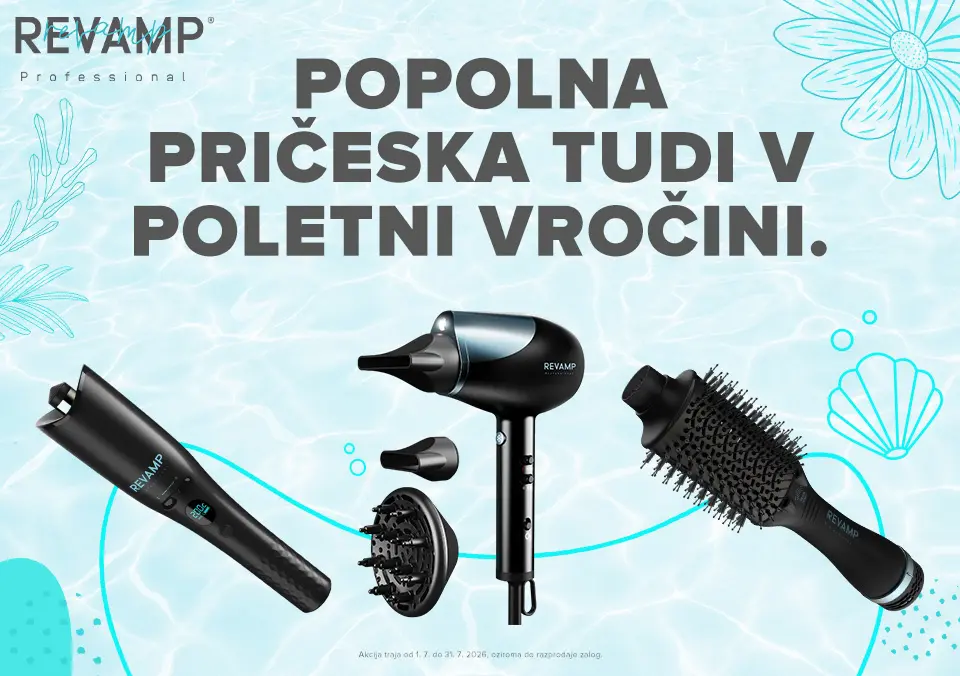 Popolna pričeska tudi v poletni vročini