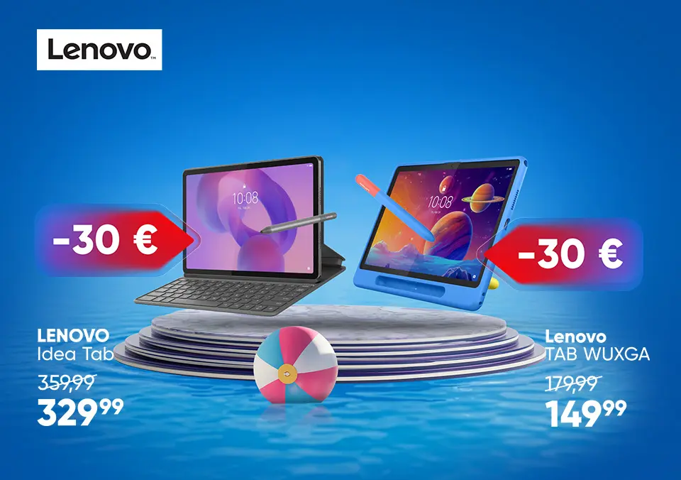 Lenovo tablice za poletno zabavo