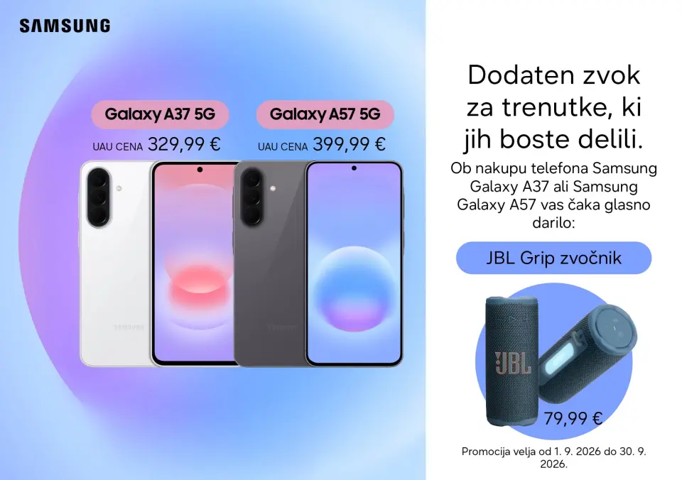 Dodaten zvok za trenutke, ki jih boš delil/a