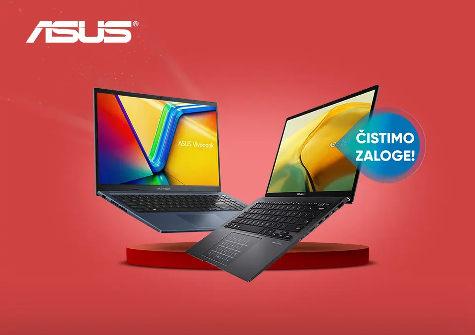 Odprodaja Asus prenosnikov!