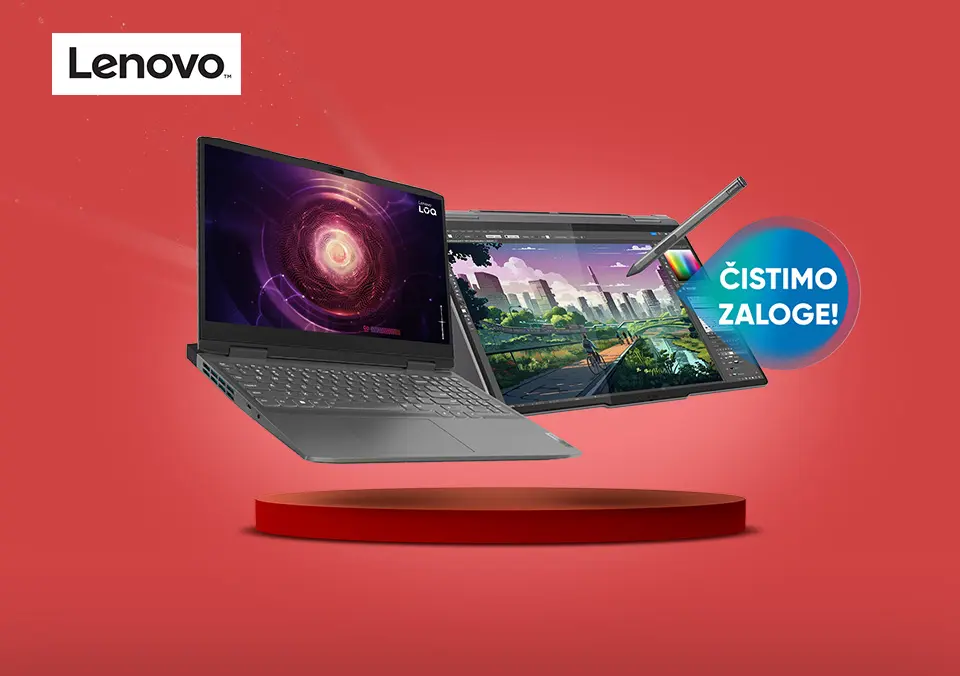 Odprodaja Lenovo prenosnikov!