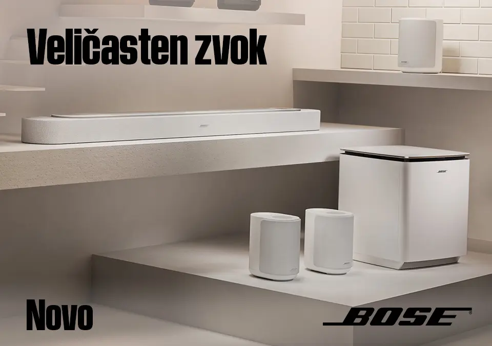 Veličasten zvok, ki se prilagaja tebi!