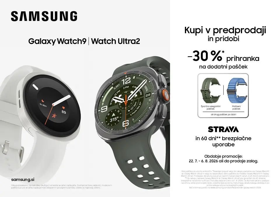 Prednaroči Galaxy Watch9 ali Watch Ultra2