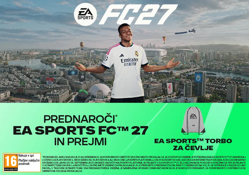 Prednaroči EA SPORTS FC 27 zdaj!