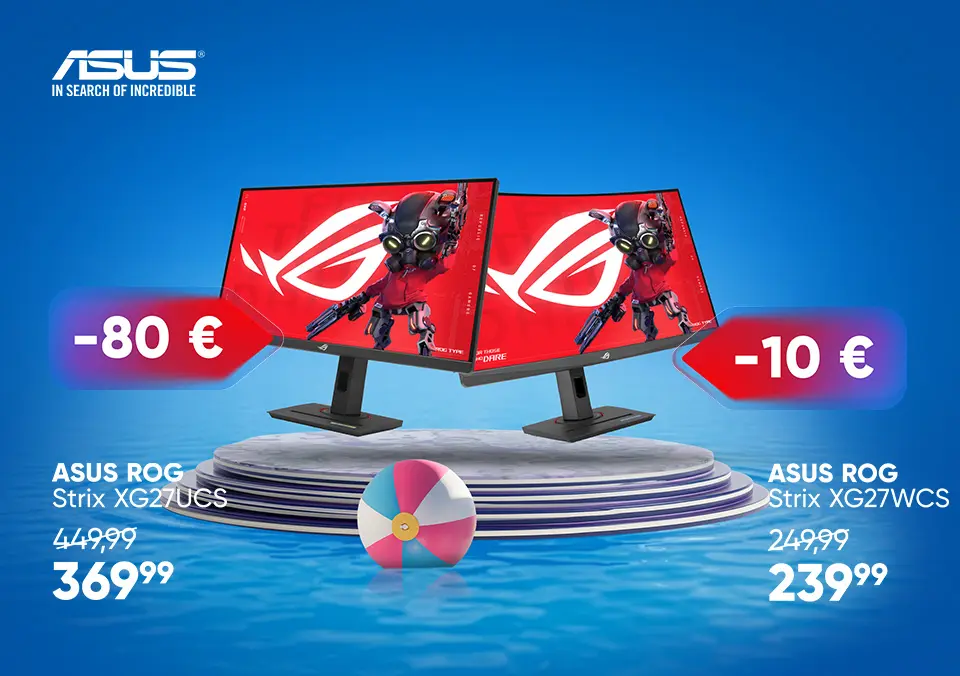 UAU poletje, UAU ponudba ASUS monitorjev!