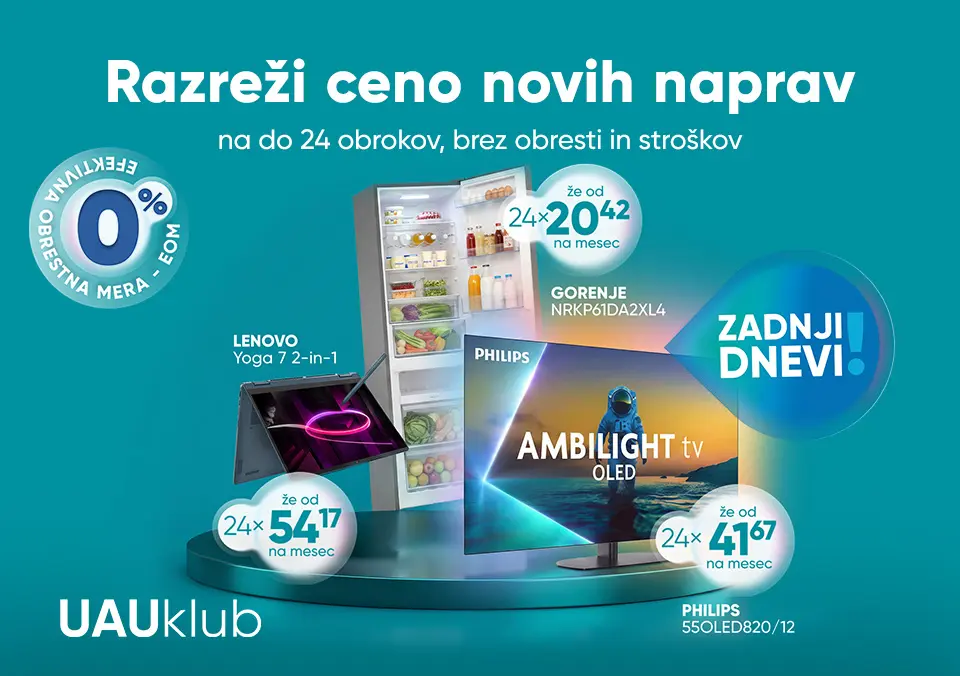 Razreži ceno novih naprav