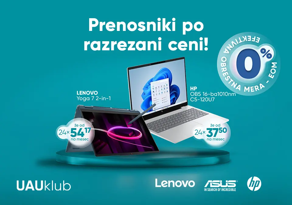 Prenosniki po razrezani ceni!