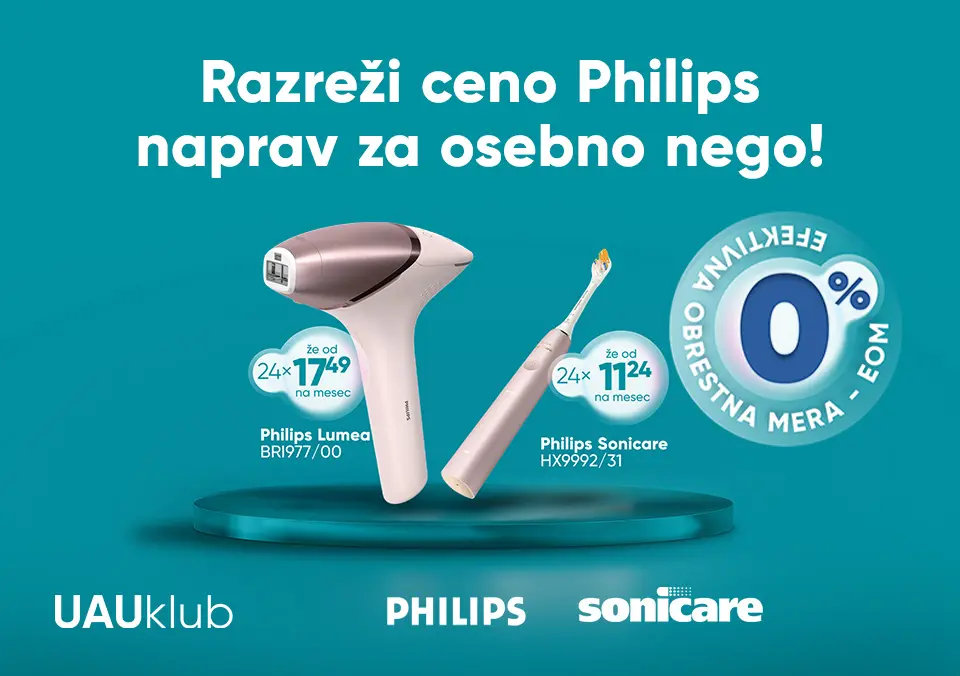 Razreži ceno Philips naprav za osebno nego!