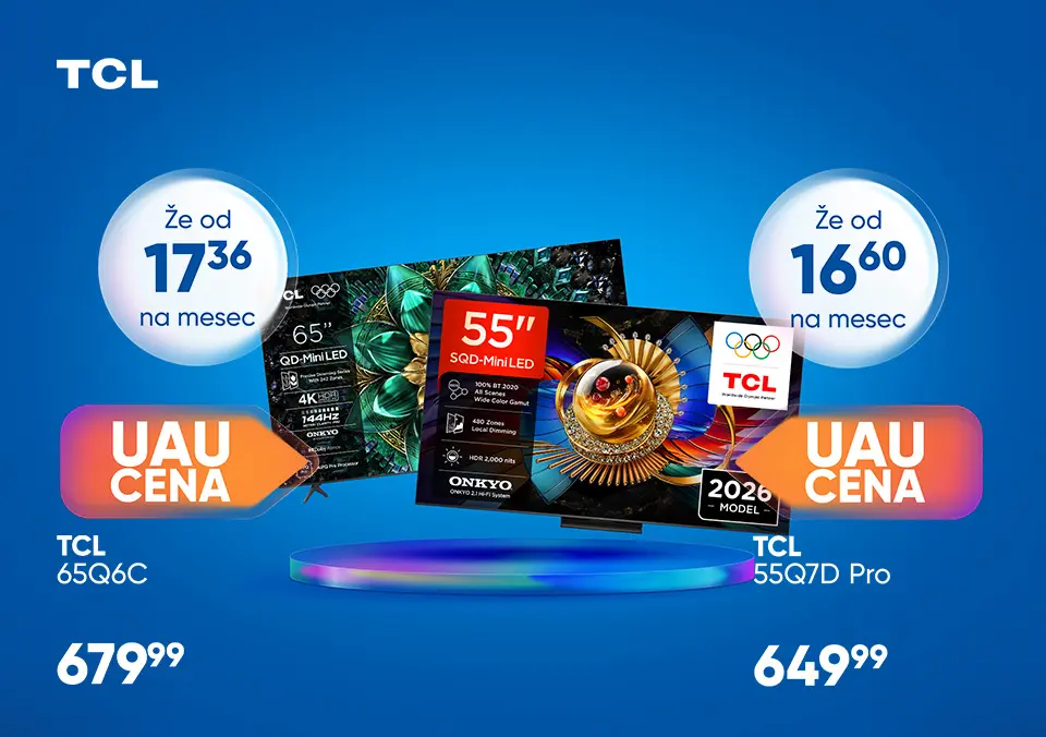 Uživaj v vrhunski sliki TCL TV že danes, plačaj na obroke!