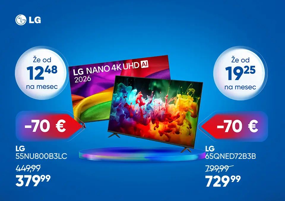 Vrhunska LG slika, dostopna na ugodne obroke!