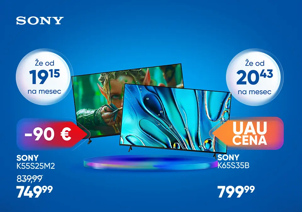 Uživaj v vrhunski zabavi z novim televizorjem Sony