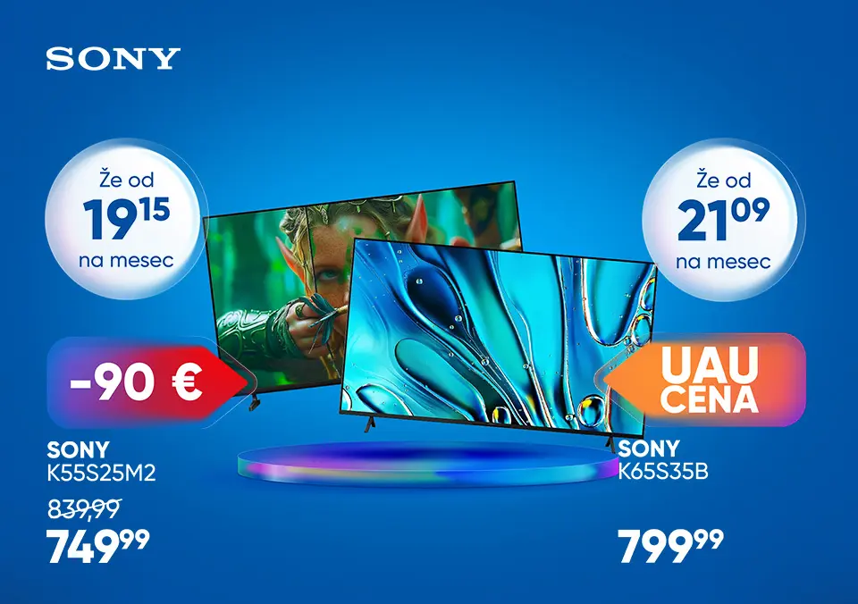 Uživaj v vrhunski zabavi z novim televizorjem Sony