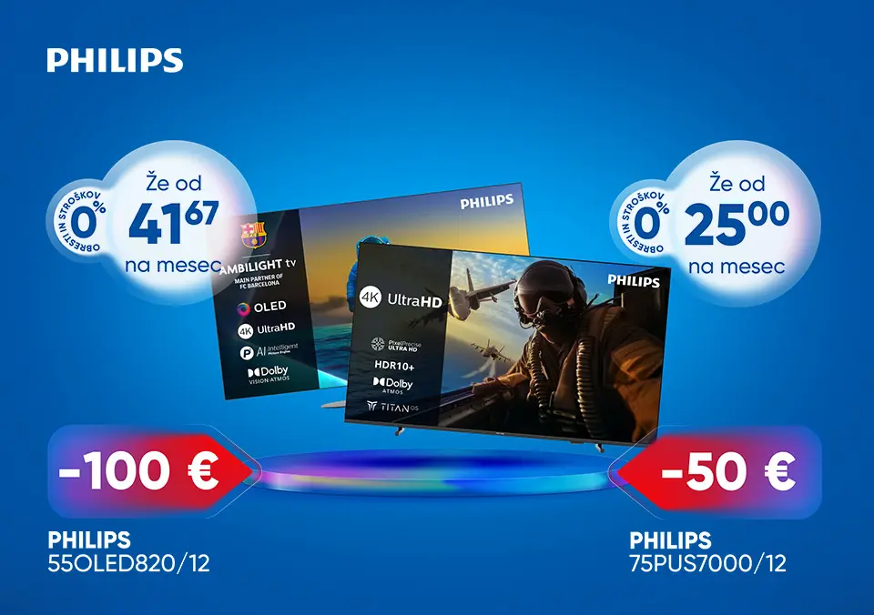 Philips TV za popolne večere – zdaj tudi na obroke!