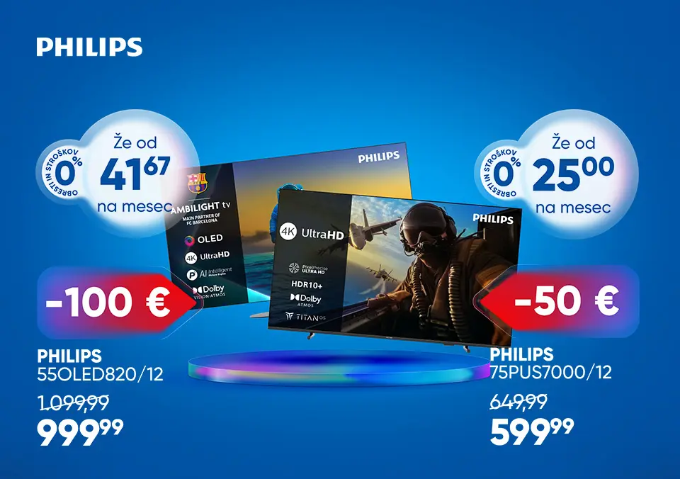 Philips TV za popolne večere – zdaj tudi na obroke!