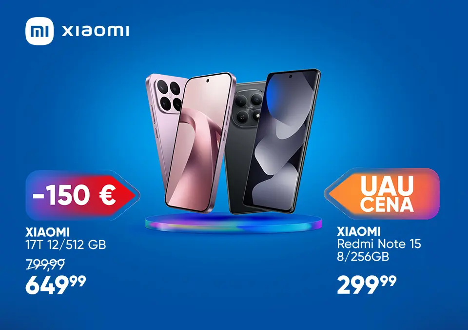 Izkoristi UAU in akcijske cene Xiaomi telefonov!