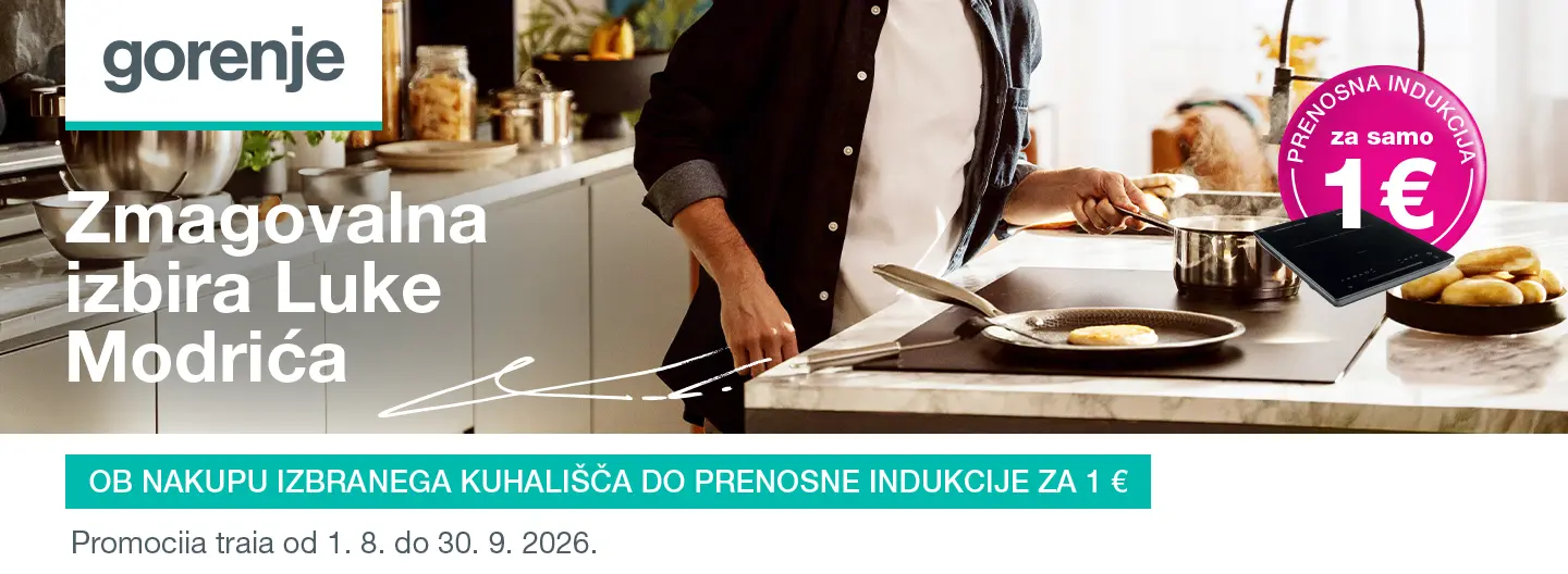 Ob nakupu izbranega kuhališča do prenosne indukcije za 1 €